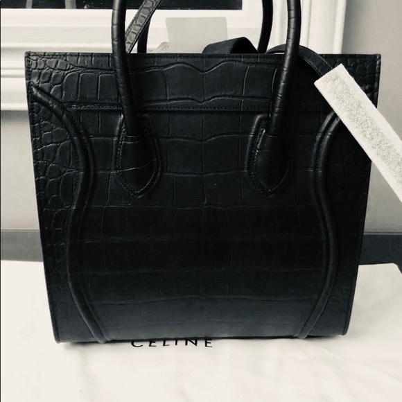 CELINE Phantom croc embossed bag - Picture 8 of 8